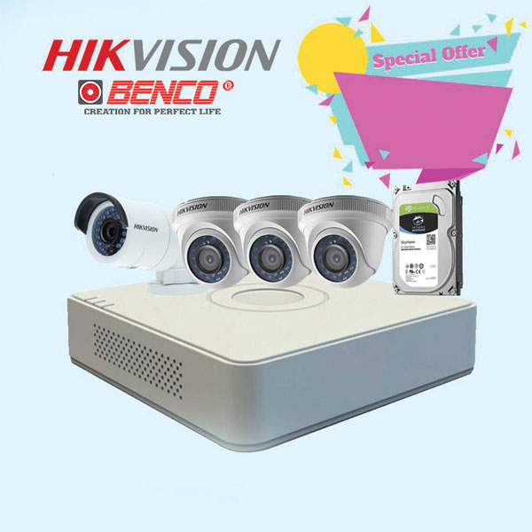 Trọn Bộ Camera Hikvision Giá Rẻ