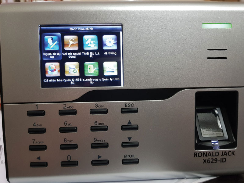 máy chấm công không dây wifi