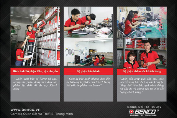 Đội ngũ bán hàng Benco