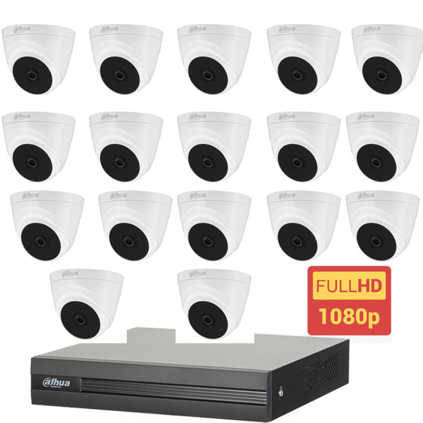 Trọn Bộ 16 Camera Dahua Giá Rẻ Full HD BEN-1602DH