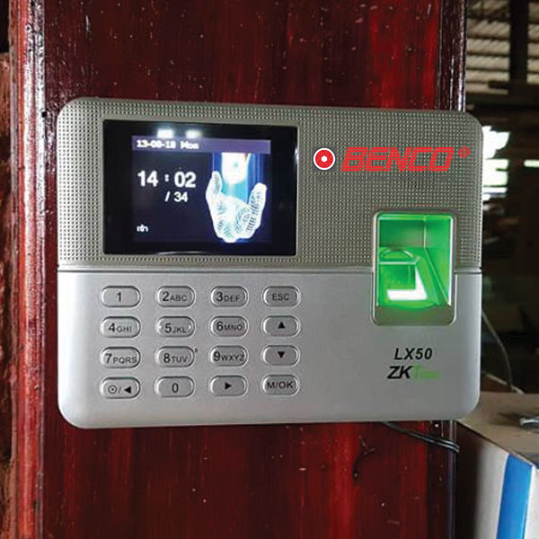 Công trình thực tế máy chấm công zkteco lx50