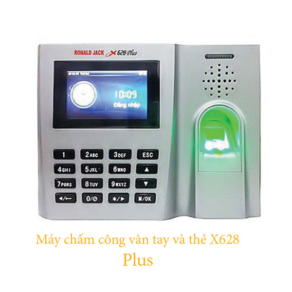 Máy chấm công vân tay và thẻ X628 Plus