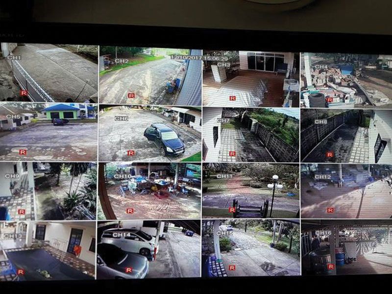 ảnh thực tế lắp đặt camera giám sát