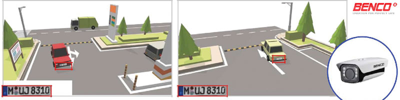 Camera Khu Vực Lối Vào Trạm Xăng