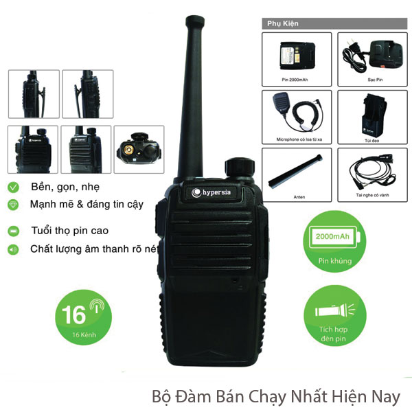 Bộ Đàm Hypersia H1