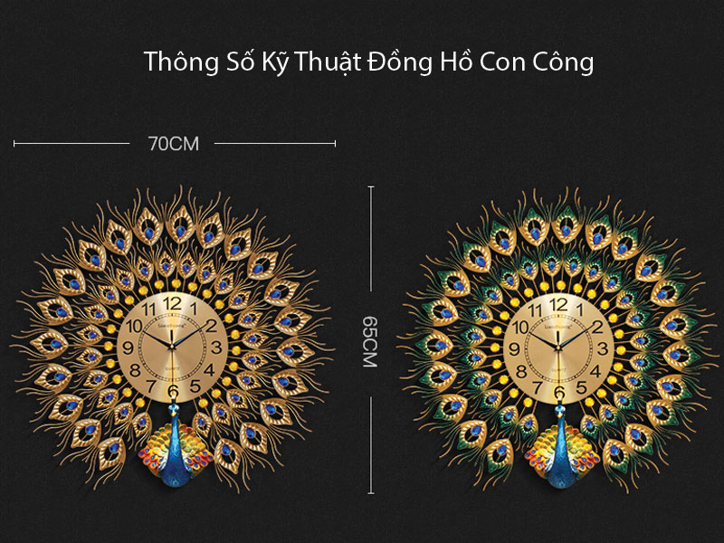 Thông Số Kỹ Thuật Đồng Hồ Chim Công