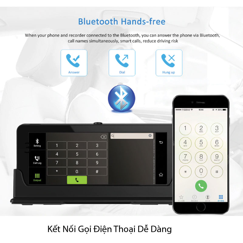 Kết nối với điện thoại dễ dàng