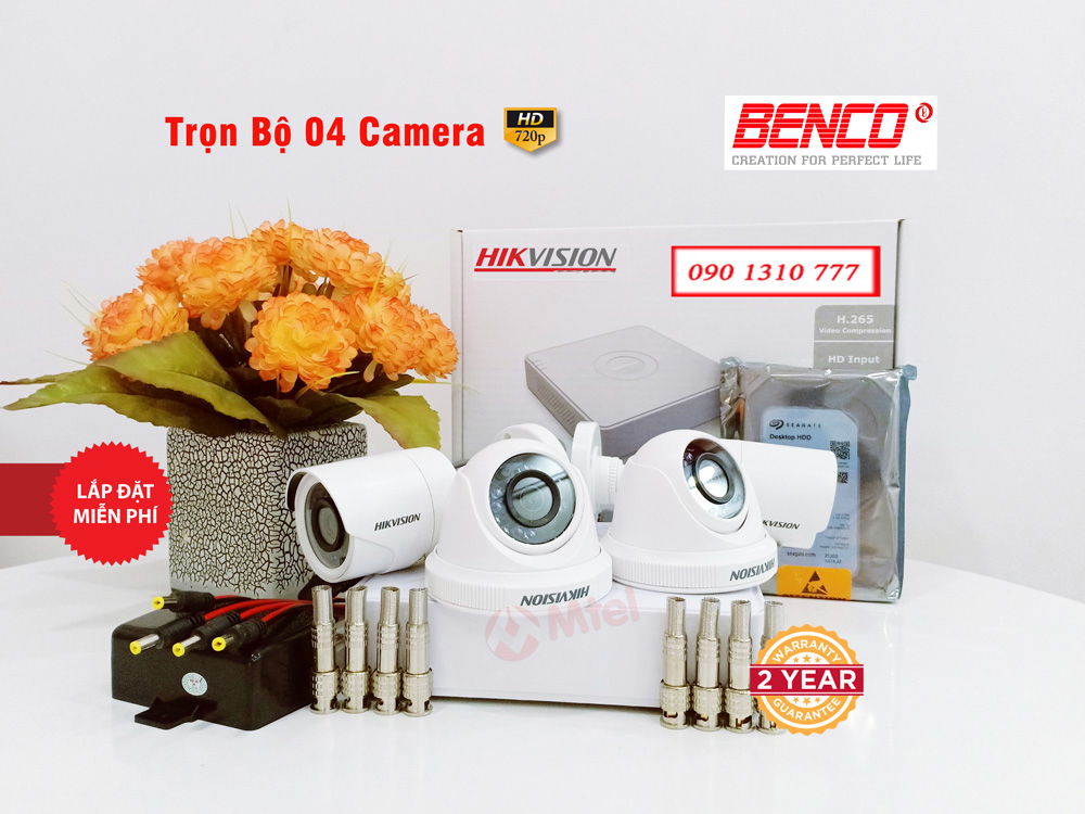 Trọn bộ camera Hikvision giá rẻ